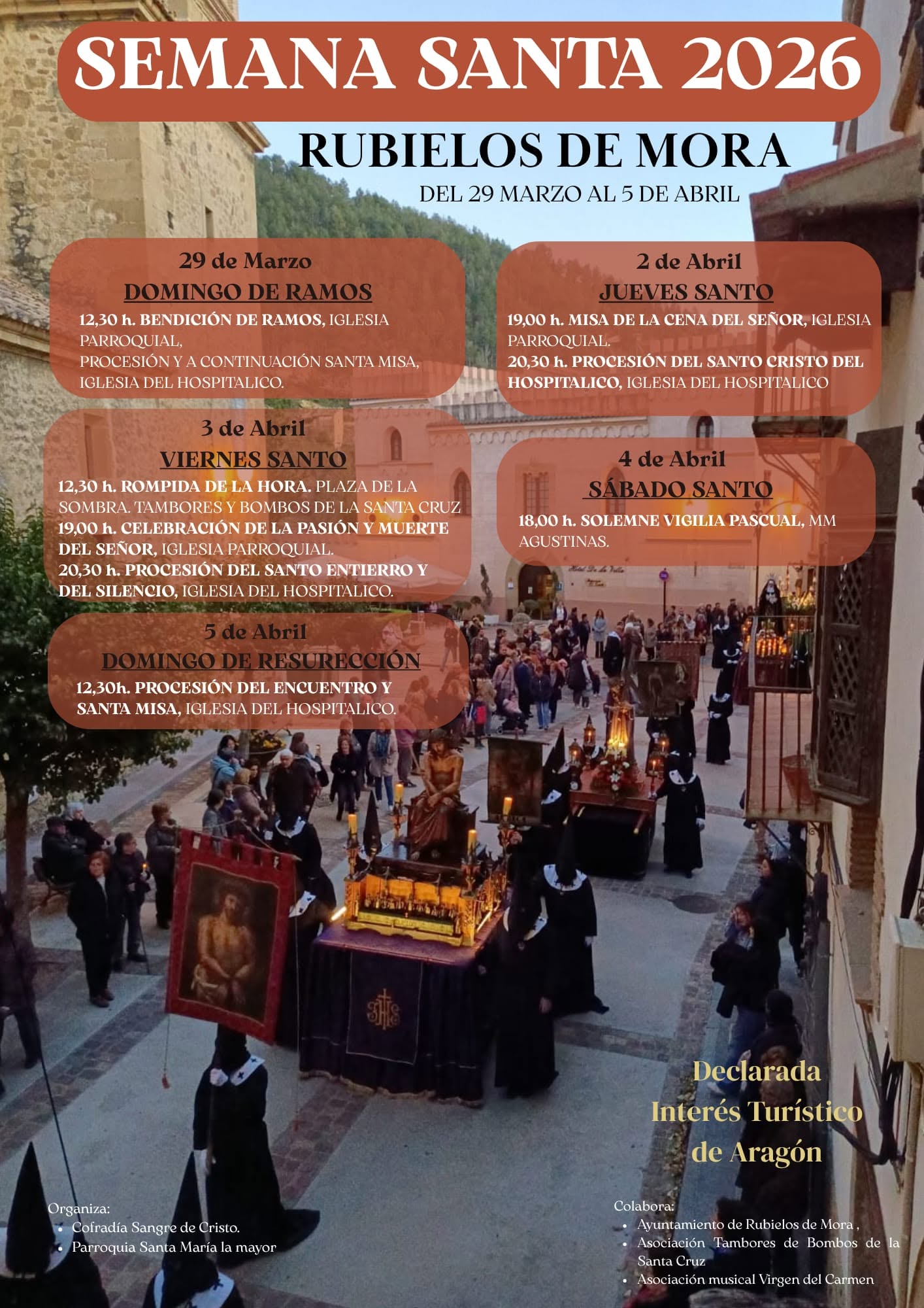 Semana Santa en Rubielos de Mora 2026 Rubielos de Mora
